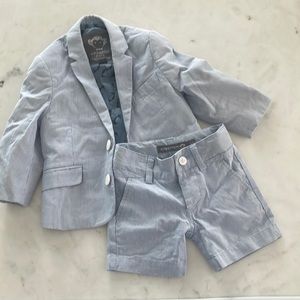 Appaman toddler boys pinstripe suit size 12-18 months